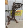 Image 2 : 2 Sets of 2 Cast School Desk Ends - Repurpose for Bench 