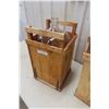Image 2 : 2 Wine Carboys in Wood Case 