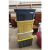 Image 2 : 8 Storage Bins, All with Lids