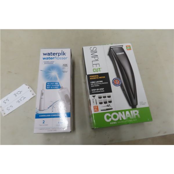 New Conair Hair Cutting Kit, New Waterpik Water Flosser 