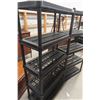 Image 2 : 2 Poly 5 Tier Shelves, 71'' x 35'' x 17'' Each