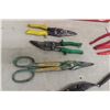 Image 2 : Tin Snips, Pliers, Cutters, Vice Grips, Metal Tool Box 