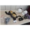 Image 1 : Hard Helmet, Ear Protection, Breathing Respiratory Filters, Knee 