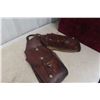 Image 1 : Leather Saddle Bags, Gun Sling, Ammo Belt, Brass Saddle Strap 