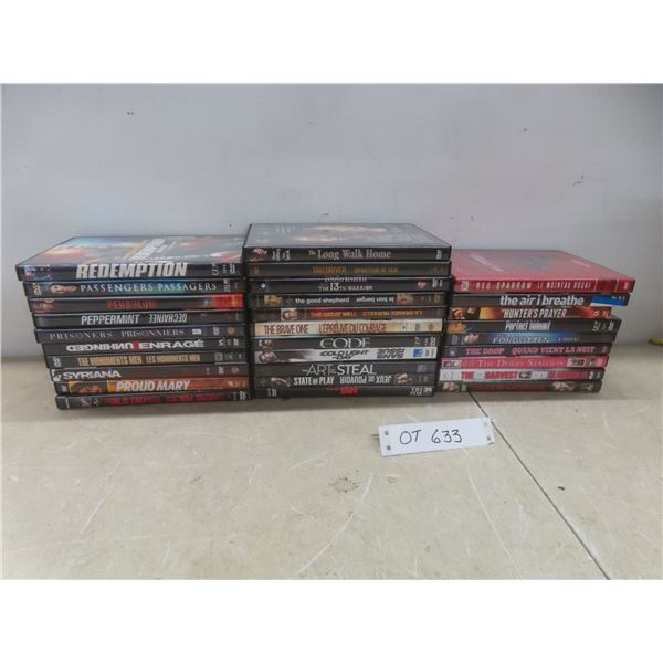 Lot of 30 Dvds