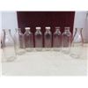 Image 2 : 8 Vintage Milk Bottles With Metal Carrier