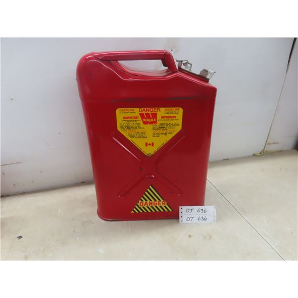 Vintage  Wajax Metal Gas Can