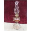 Image 9 : Two Oil Lamps With Chimneys 19" High