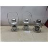 Image 1 : Set of 3 Cnr Railway Lanterns