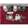 Image 1 : 2 Cnr Insulators, 2 Railway Padlocks, and 3 Cpr Insulators
