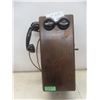 Image 1 : Vintage Northern Electric Wooden Telephone (complete)