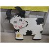 Image 2 : Cow-themed Lot - Wall Plaques, Statue, Wind Chimes, Spoon Rest, Letter Holder, and More