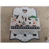 Image 8 : Cow-themed Lot - Wall Plaques, Statue, Wind Chimes, Spoon Rest, Letter Holder, and More