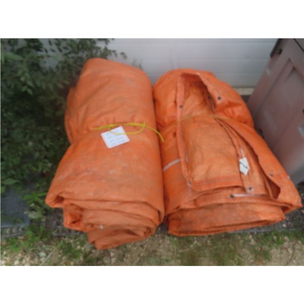 Two Insulated Tarps 12" X 20"