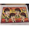 Image 2 : “the Beatles” 1964 Belgian Wool Rug, 34" X 21"