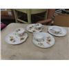 Image 2 : China With 8-piece Japanese Hostess Set, Vases, Candle Holders, and Cups With Saucers and More