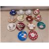 Image 1 : 10 Sets of Paragon, Windsor, and Staffordshire Tea Cups With Saucers, Plus 4 Extra Saucers