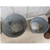 Image 8 : Three Galvanized Pails, Assorted Plumbing Fittings, and Heavy-duty Rope