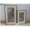 Image 1 : Two Petit Point Pictures, Largest 23" X 14"