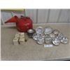 Image 1 : Stihl Metal Gas Can With Funnel (2.5 Us Gallons), Six 25w Candelabra Bulbs, and Sealed Beams