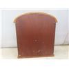 Image 3 : “the Classic Cars of the Fifties” Wooden Display Shelf, 21" X 17 1/2" X 5", Bottom Shelf Missing
