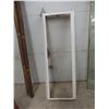 Image 10 : Colonial Coat/Hat Tree, Fluorescent Light Frame (2x4 Ft), Bamboo Poles, and Beveled Glass Window +