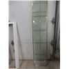 Image 13 : Colonial Coat/Hat Tree, Fluorescent Light Frame (2x4 Ft), Bamboo Poles, and Beveled Glass Window +