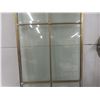 Image 14 : Colonial Coat/Hat Tree, Fluorescent Light Frame (2x4 Ft), Bamboo Poles, and Beveled Glass Window +