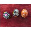 Image 2 : 6 Wooden Painted Eggs