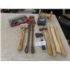 Image 1 : 16 Oz Mallet, Bolt Cutters, Hatchet, 1/4" Drive Ratchet Set, Drill Bits, Wood Handles