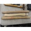 Image 3 : 16 Oz Mallet, Bolt Cutters, Hatchet, 1/4" Drive Ratchet Set, Drill Bits, Wood Handles