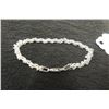 Image 1 : Sterling Silver Bracelet, 7 1/2" Length, 6 Grams