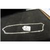 Image 1 : Sterling Silver Necklace, 20" Length, 12.5 Grams