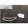 Image 1 : Sterling Silver and Diamond Bracelet, 7" Length, 10 Grams
