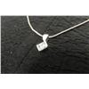 Image 3 : Sterling Silver Necklace with Pendant, 16" Length, 4.8 Grams