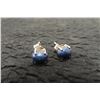 Image 2 : Sterling Silver Earrings, 1.5 Grams