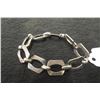 Image 1 : Sterling Silver Bracelet, 7 1/2" Length, 16.6 Grams
