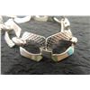 Image 2 : Sterling Silver Bracelet, 7 1/2" Length, 16.6 Grams