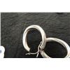 Image 2 : Sterling Silver Hoop Earrings, 3.3 Grams