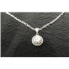 Image 2 : Sterling Silver Necklace with Pendant, 18" Length, 5.4 Grams