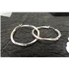 Image 2 : Sterling Silver Hoop Earrings, 2.8 Grams