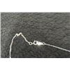 Image 2 : 10K Gold and Diamond Necklace, 19" Length, 1 Gram
