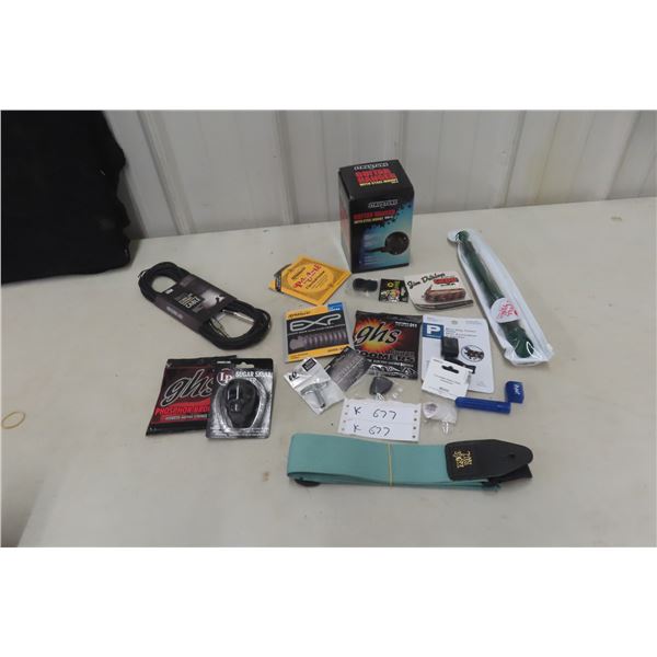 New Music Accessories : Guitar Hanger, Guitar Strap, Strings, 
