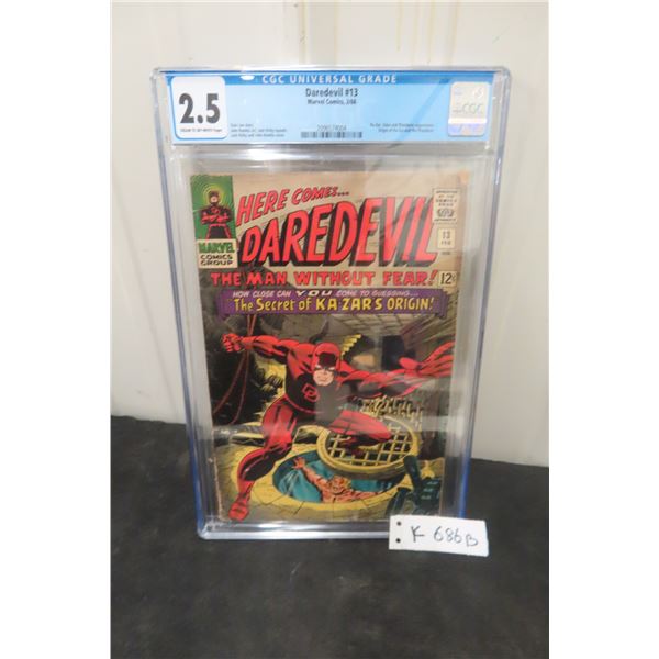 Dare Devil #13 Graded CGC 2.5 KA-Zar, Zabu & Plunderer Appearance |