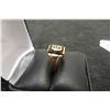 Image 2 : 10k Gold Initial Ring ''G'' Size 8 1/4 3.8 Grams 