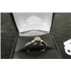 Image 1 : 10k White Gold and Diamond Size 7 Ring 2.1 Grams 