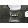 Image 2 : 10k White Gold and Diamond Size 7 Ring 2.1 Grams 