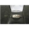 Image 1 : 10k White Gold Size 8 1/2 Ring 3.8grams 
