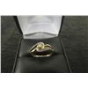 Image 1 : 10k Gold & Diamond Ring Size 7 1/2 , 2.1grams 