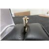 Image 2 : 10k Gold & Diamond Ring Size 7 1/2 , 2.1grams 